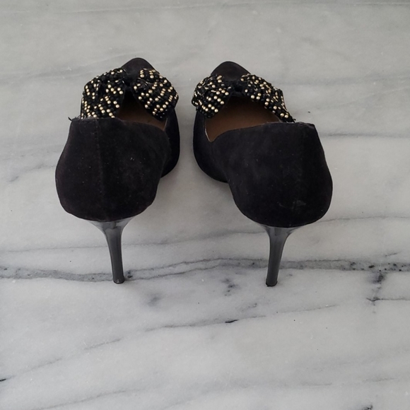 Justfab faux suede heels - Picture 3 of 4